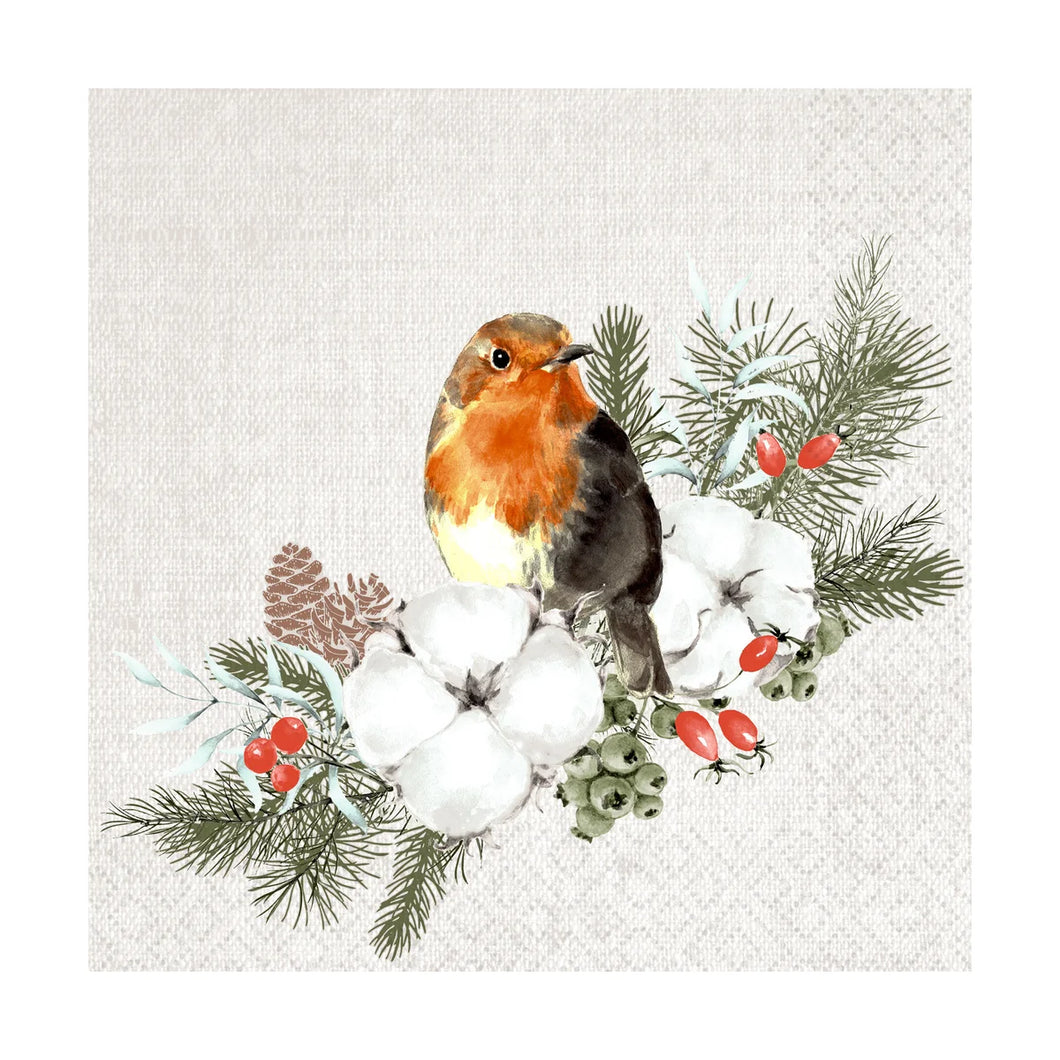 Napkin Luncheon Robin Forest