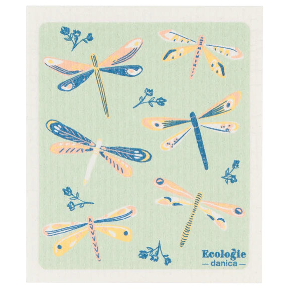 Swedish Dishcloth Dragonflies