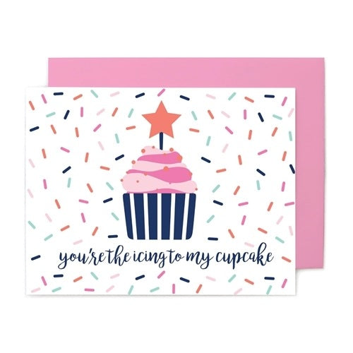 Card Birthday Icing To My Cupcake