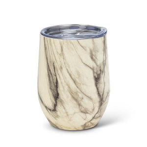 Marble Look Insulated Wine Tumbler