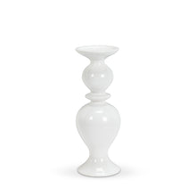 Load image into Gallery viewer, Candle Holder  Roman Pillar White
