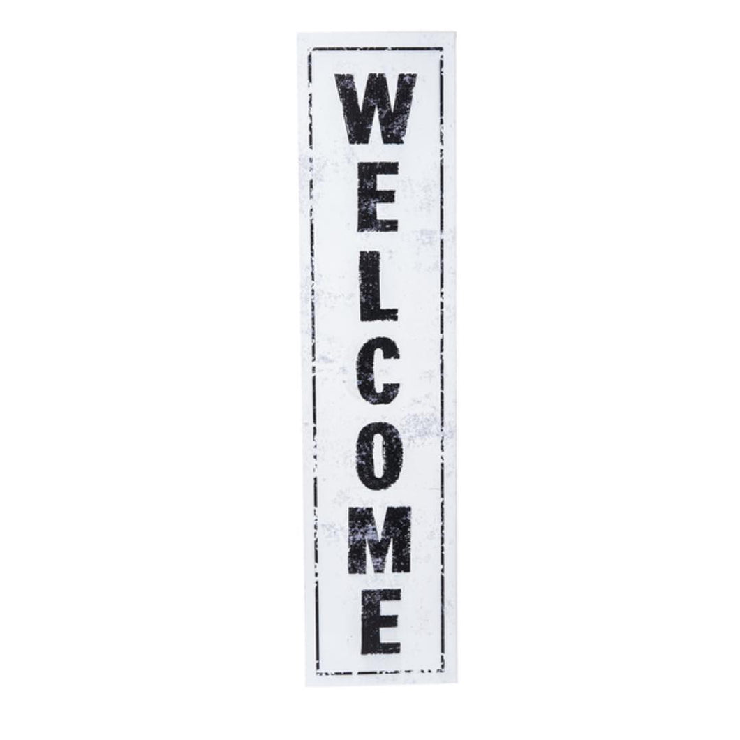 Welcome Metal Standup Sign