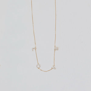Necklace LOVE Gold