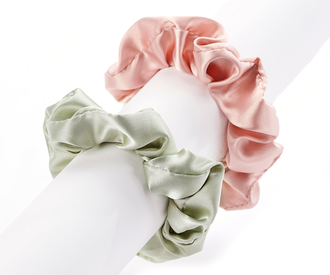 Scrunchies  Silky  Polyester