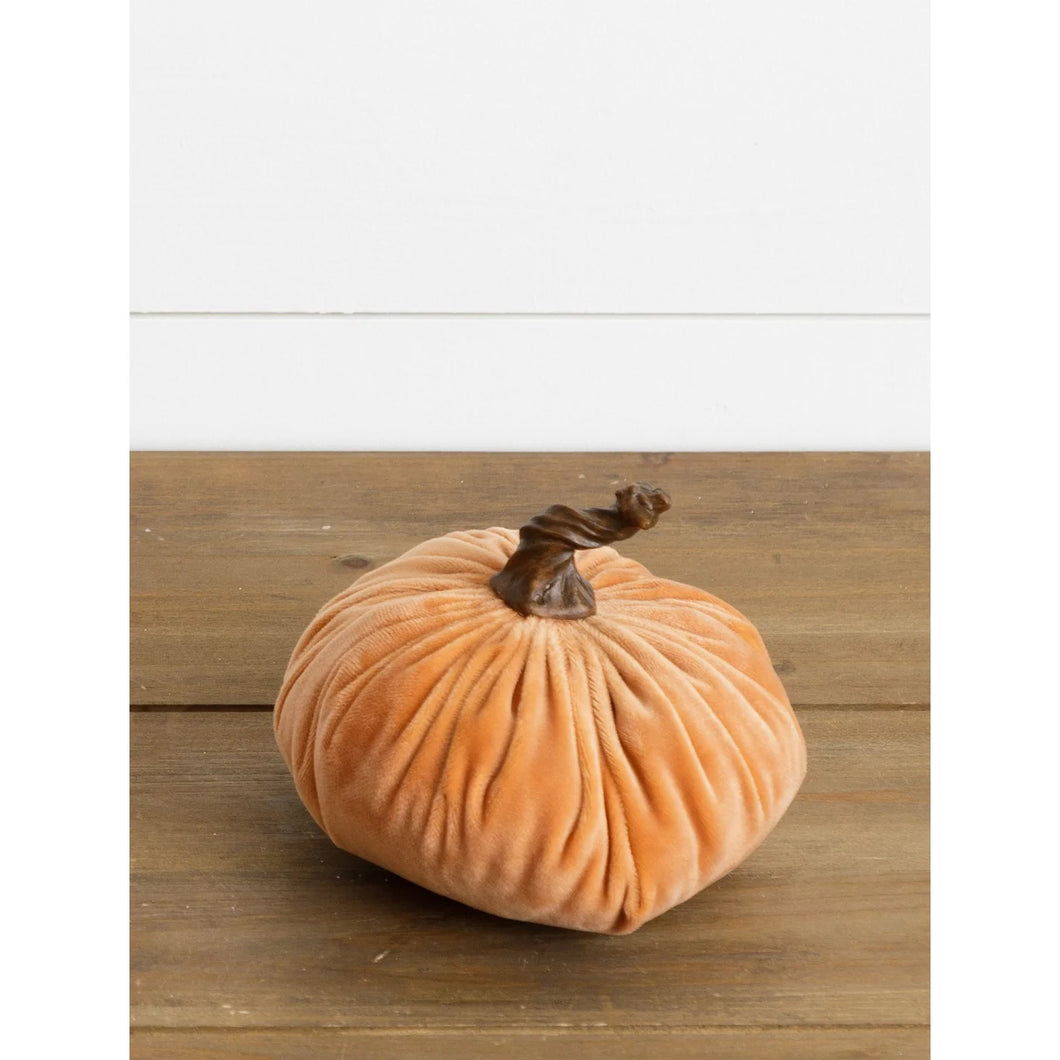 Pumpkin Small Orange Velvet