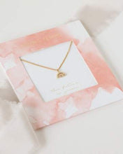 Load image into Gallery viewer, Necklace The Future is Yours Pave Rainbow  - Gold
