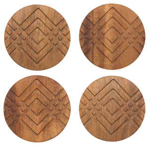 Coaster Geo Facet Set of 4