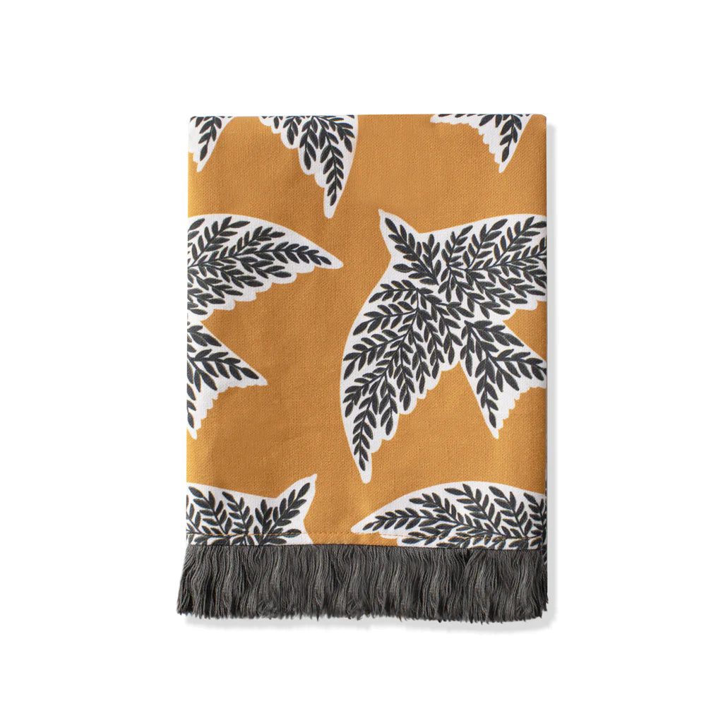 Tea Towel Leafy Bird