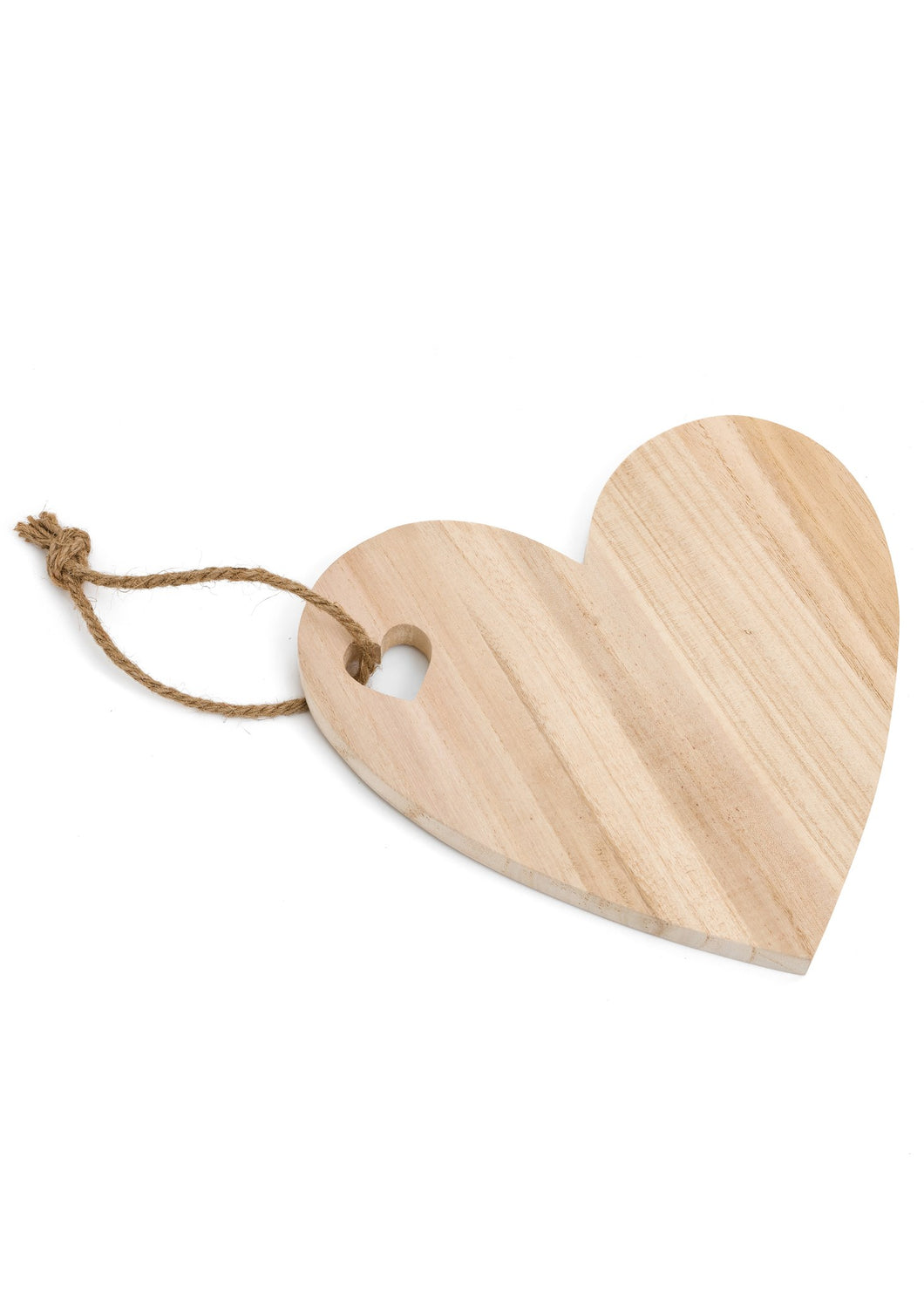 Heart Shaped Wooden Serving Board