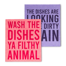 Load image into Gallery viewer, Funny Text Dishcloths
