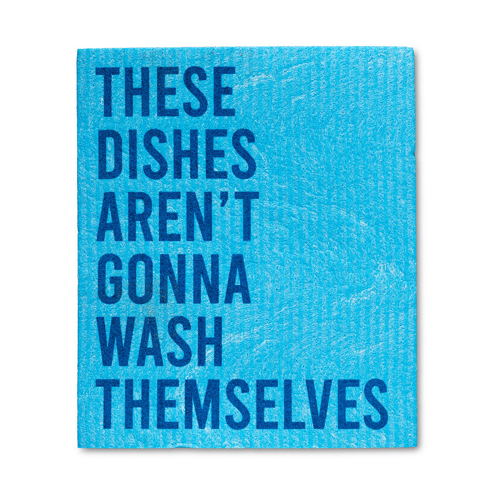 Swedish Dishcloth Funny Text