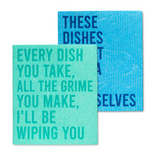 Load image into Gallery viewer, Funny Text Dishcloths
