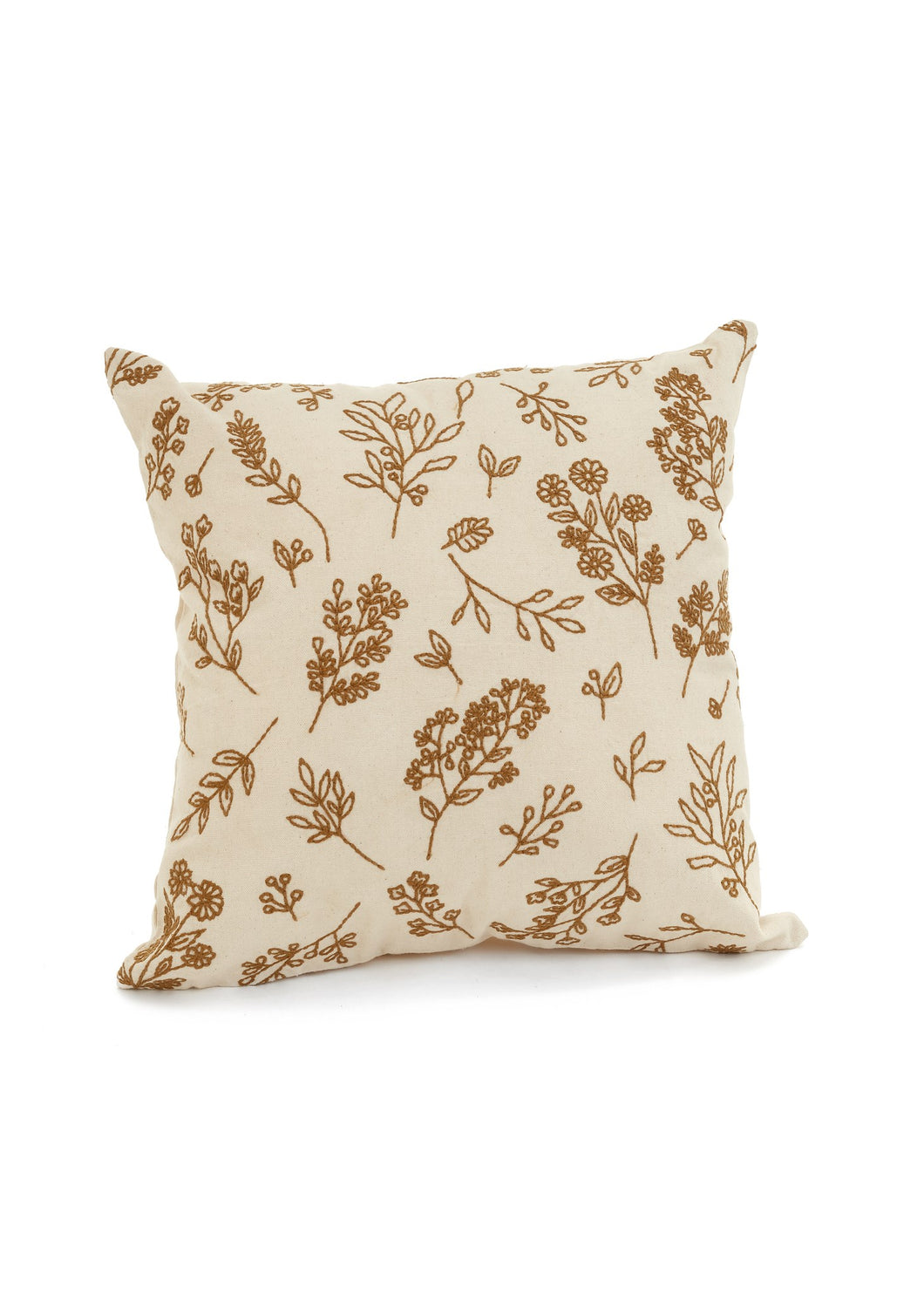 Cushion Cotton Embroidered Flower
