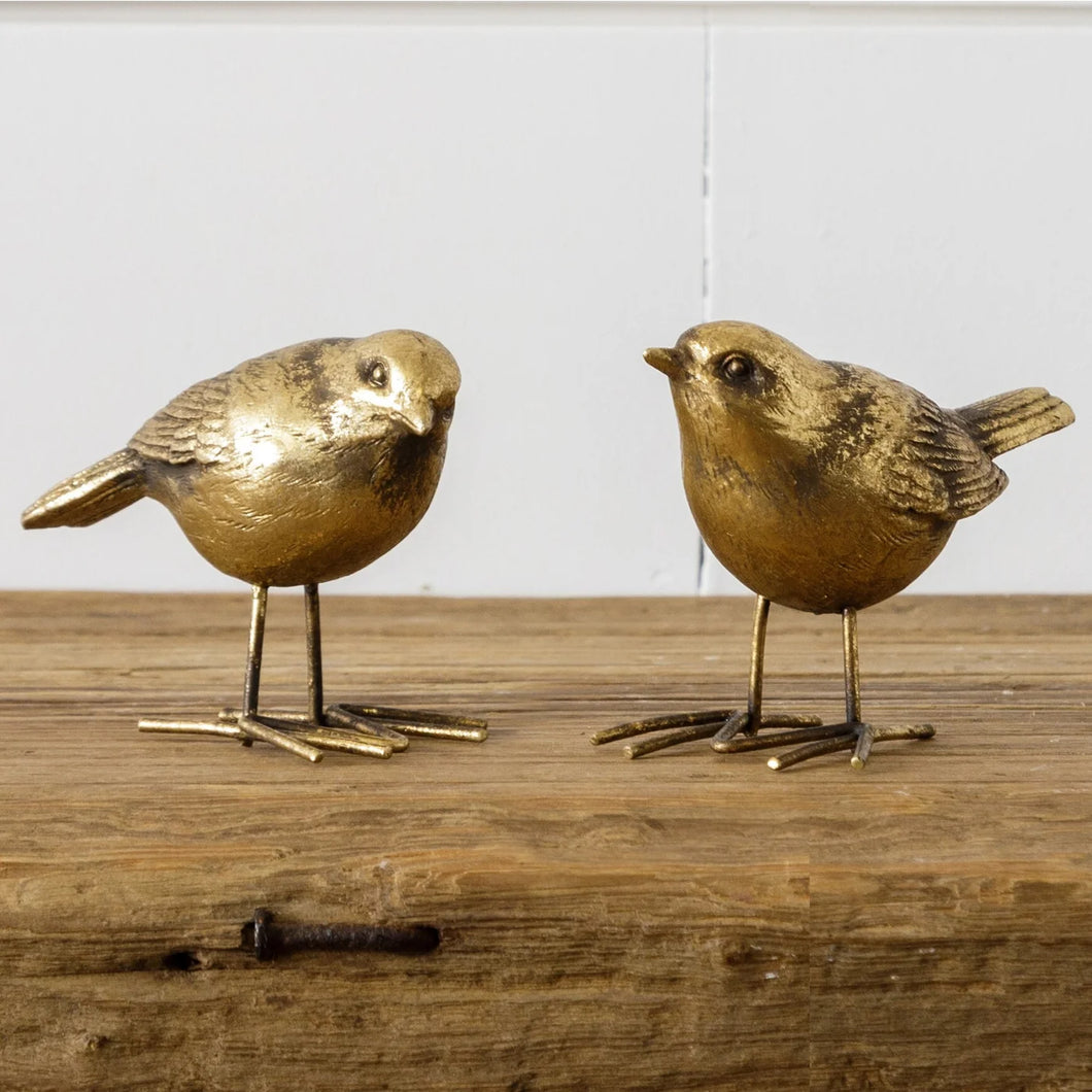 Gold Resin Birds