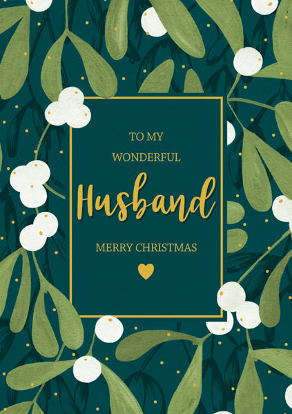 Card Christmas Wonderful Husband