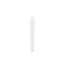 Load image into Gallery viewer, 8&quot; Crown Taper Candle -White
