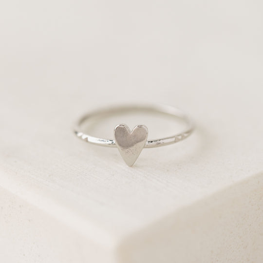 Ring Everly Heart Silver
