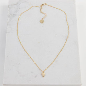 Necklace Everly Heart - Gold