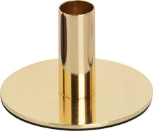 Load image into Gallery viewer, Candle Holder Gold Metal

