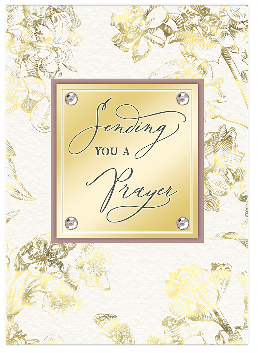 Card Sympathy  Sending You a Prayer