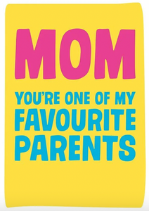 Mother's Day My Favourite Parents Card