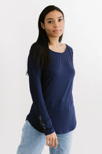 Load image into Gallery viewer, Beautiful Moments Long Sleeve Navy

