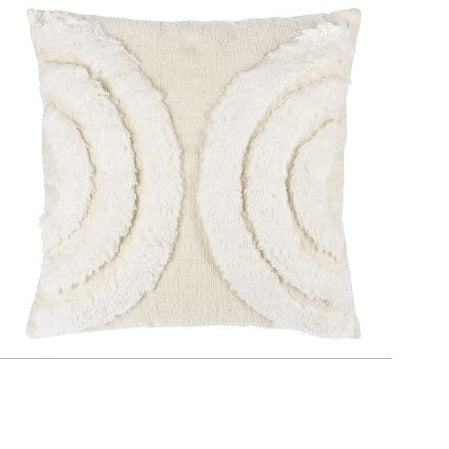 Ivory Textured Arch Pillow