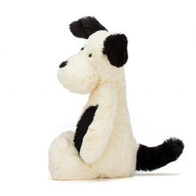 Load image into Gallery viewer, Bashful Black and Cream Puppy Plush
