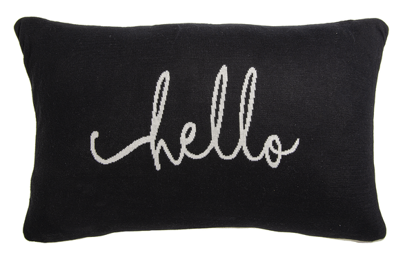 Pillow Two Sided Hello Lumbar Pillow