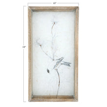 Load image into Gallery viewer, Wood Frame Shadow Box Bird Image
