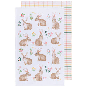 Easter Bunny Coordinated Dishtowels