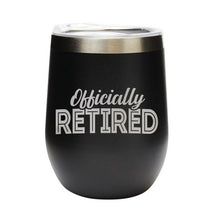 Load image into Gallery viewer, Officially Retired Stainless Steal Metal Wine Glass
