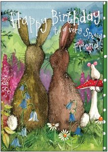 Card Birthday Forest Friends