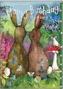Card Birthday Forest Friends