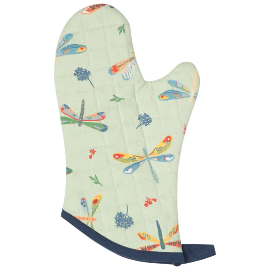 Dragonfly Quilted Oven Mitt