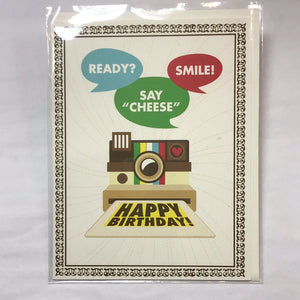 Ready? Say "Cheese" Smile! Card