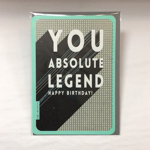 Card Birthday You Absolute Legend
