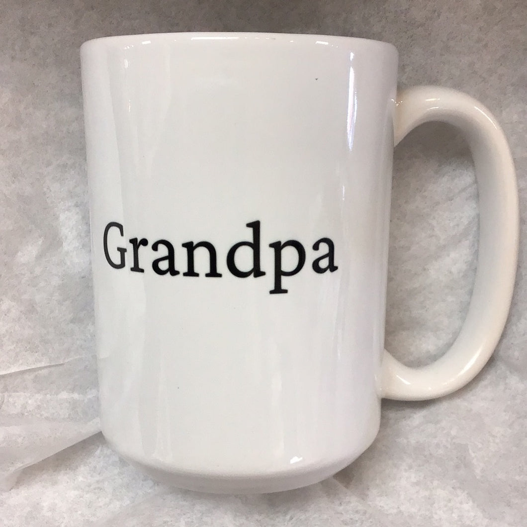 Grandpa Type Written Mug
