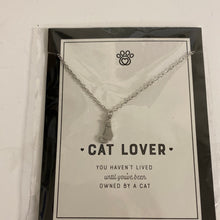 Load image into Gallery viewer, Feline Friend/ Cat Lover Necklace
