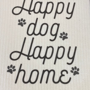 Sponge Cloth Happy Dog Happy Home