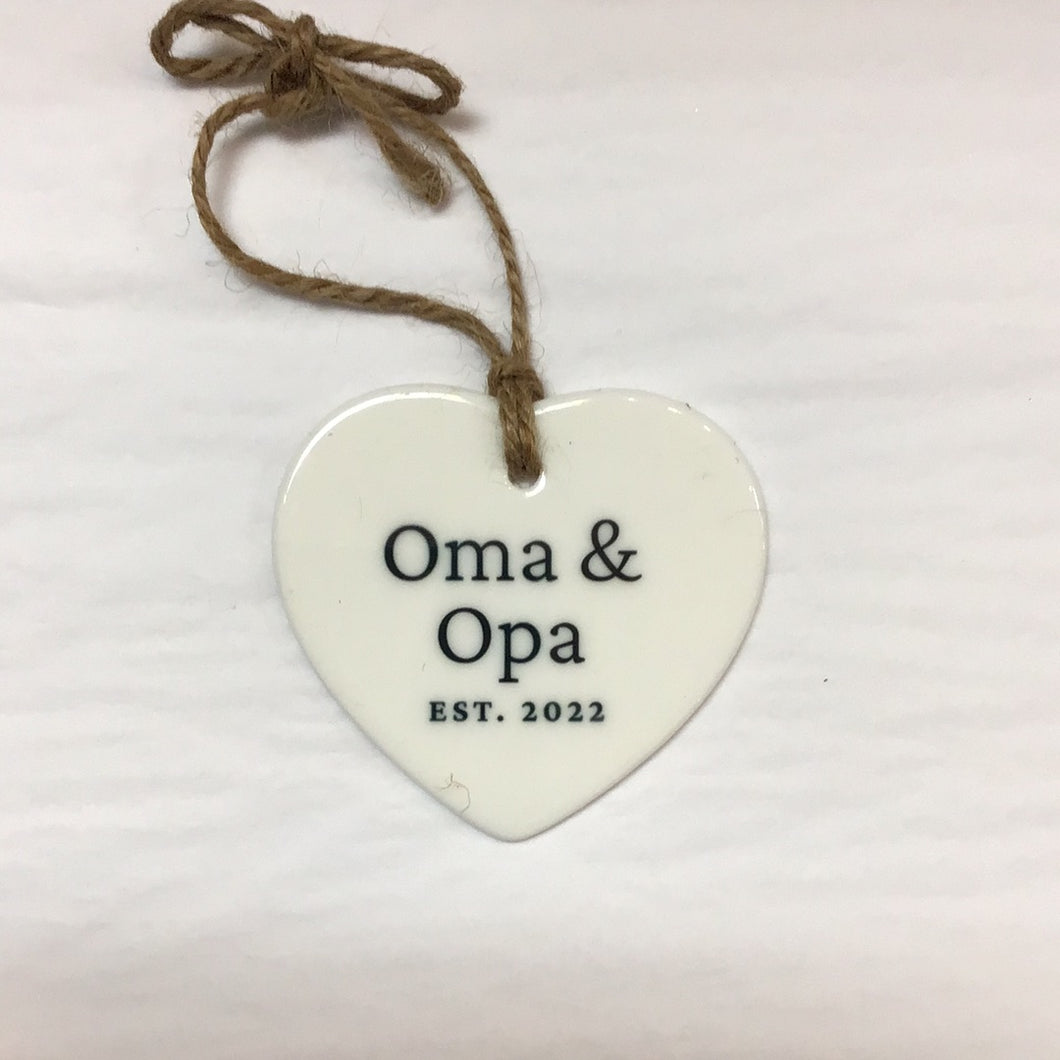 Ornament Oma & Opa 2022