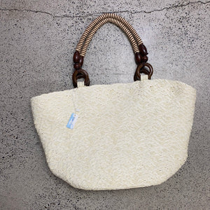 Woven Tote Ivory