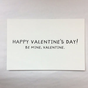 Card Valentine's Day!