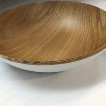 Load image into Gallery viewer, Bowl Wood With White
