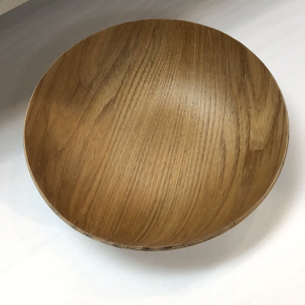 Bowl Wood With White