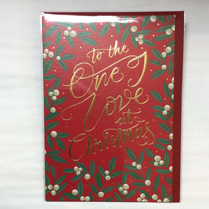 Card Christmas The One I Love