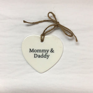 Ornament Mommy& Daddy