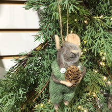 Load image into Gallery viewer, Gray &amp; Green Mice/Mouse -Christmas Tree Decor
