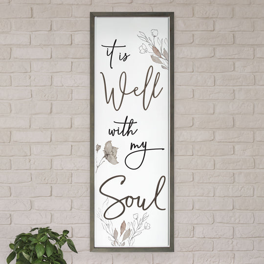 It Is Well With My Soul Carved Sign