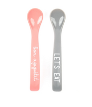 Load image into Gallery viewer, Lets Eat/ Bon Appetit Food Spoon Set
